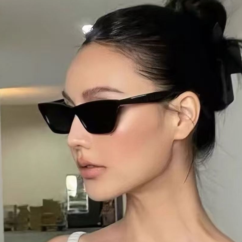 Sunglasses Cat Eye - 새로운 캣아이 블랙 선글라스 여성 남성