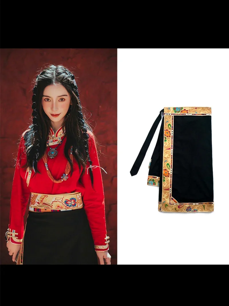 여성용 티베트 원피스 랩 스커트, 빈티지 중국 전통 의 - Linen Dress Wrap 리뷰 및 가격