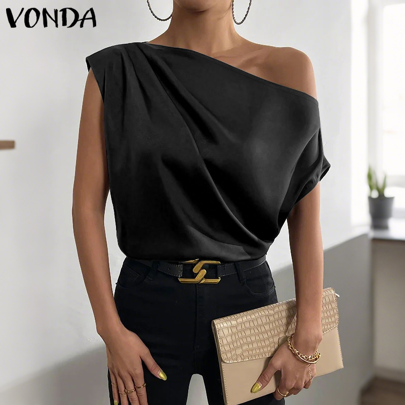 플러스 사이즈 5XL VONDA 여성 블라우스 2026 - Blouse Off Shoulder 리뷰 및 가격