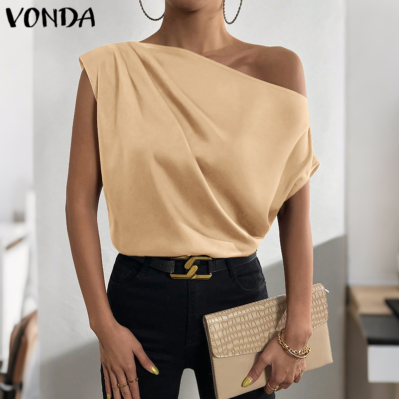 플러스 사이즈 5XL VONDA 여성 블라우스 2026 - Blouse Off Shoulder 리뷰 및 가격
