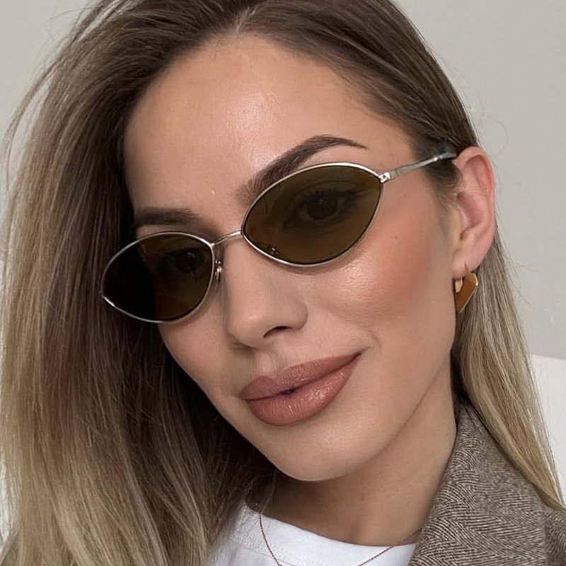 레트로 캣아이 여성 선글라스 브랜드 디자인 타원형 트렌 - Sunglasses Cat Eye 리뷰 및 가격