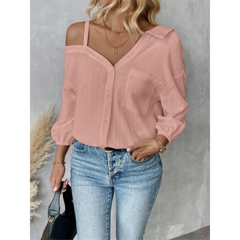 플러스 사이즈 1XL-5XL 여성 블라우스 탑 레이디  - Blouse Off Shoulder 리뷰 및 가격